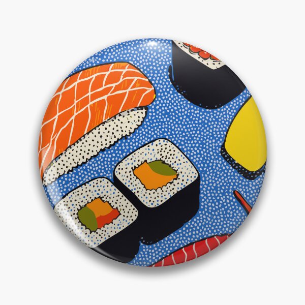 Item preview, Sushi Illustration Pop Art Pattern designed and sold by Design Atlas.