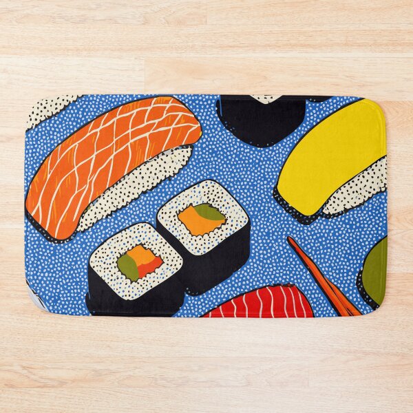 Item preview, Sushi Illustration Pop Art Pattern designed and sold by Design Atlas.