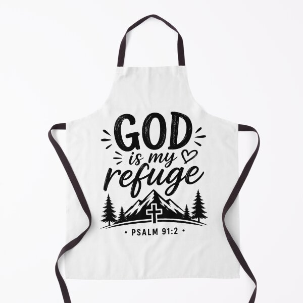 Item preview, God Is My Refuge | Psalm 91:2 | Christian Inspirational Quote | Colorful Faith Design designed and sold by MARSHORY.