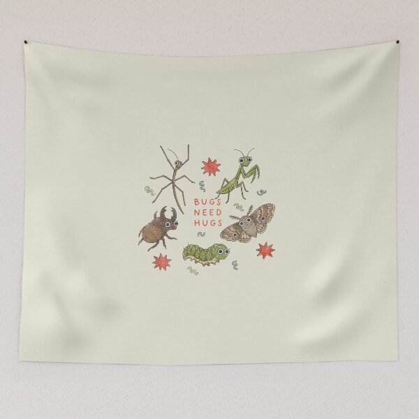 Item preview, Cute Insect Friends Bugs Need Hugs Science Teacher Entomology Nature Classroom designed and sold by modoodles357.