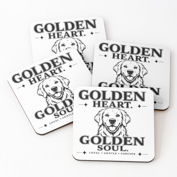 Item preview, Golden Heart Golden Soul | Golden Retriever Lover Vintage Typography designed and sold by yassinehelal.