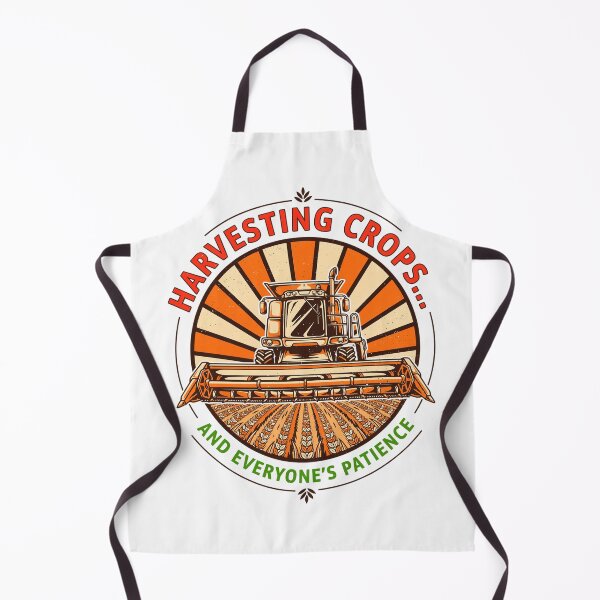 Item preview, Funny Combine Harvester Shirt - Harvesting Crops and Patience designed and sold by Mahilis.