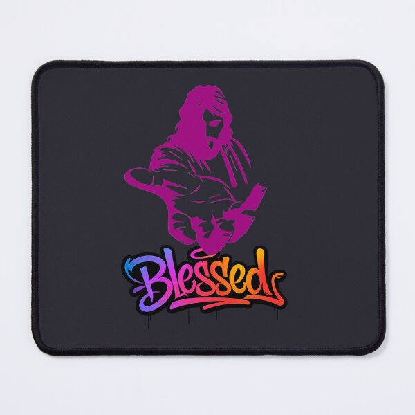 Item preview, Jesus Blessed - Urban Graffiti Christian Art designed and sold by Emmafeystilo.