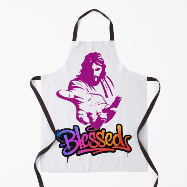 Item preview, Jesus Blessed - Urban Graffiti Christian Art designed and sold by Emmafeystilo.