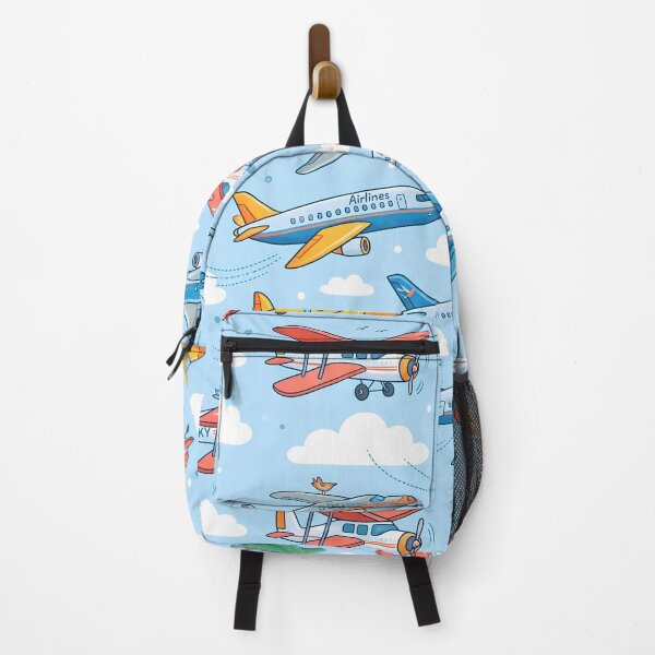 Item preview, Cute Kids Airplane Helicopter Sky Seamless Pattern designed and sold by ART ATTACK ZONE.