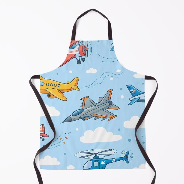 Item preview, Cute Kids Airplane Helicopter Sky Seamless Pattern designed and sold by ART ATTACK ZONE.