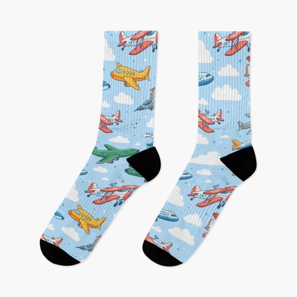 Item preview, Cute Kids Airplane Helicopter Sky Seamless Pattern designed and sold by ART ATTACK ZONE.