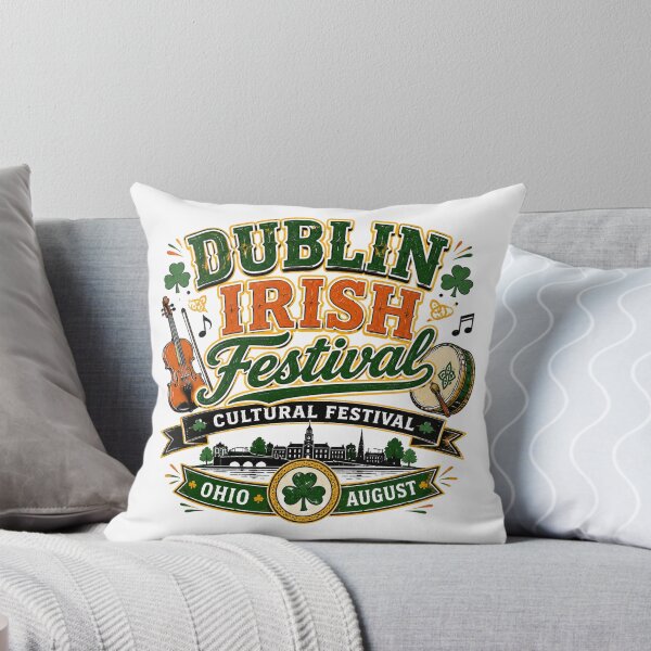 Item preview, Dublin Irish Festival Ohio Celebration Design designed and sold by Combat Skies.