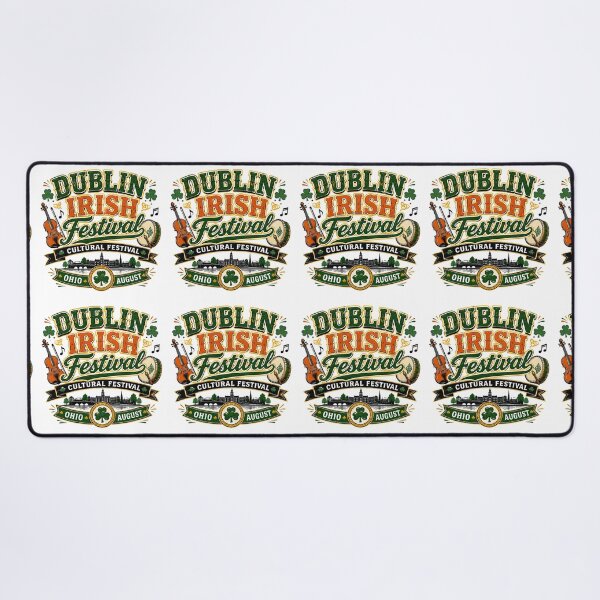Item preview, Dublin Irish Festival Ohio Celebration Design designed and sold by Combat Skies.