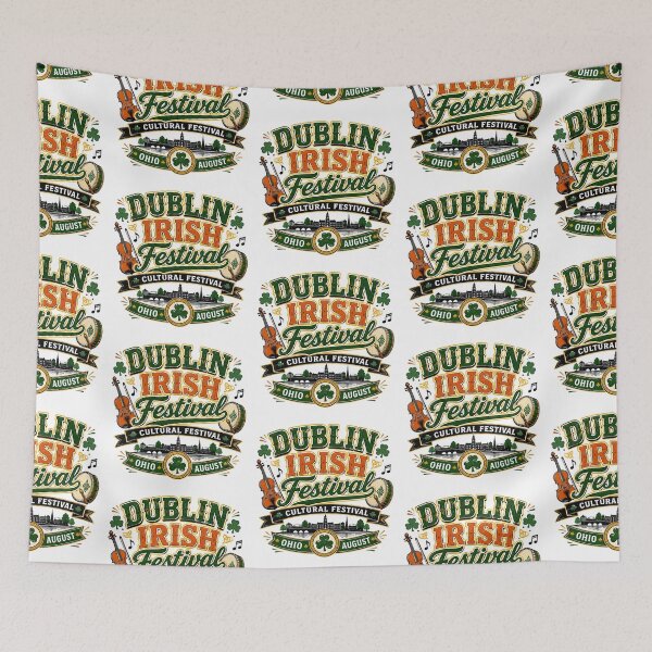 Item preview, Dublin Irish Festival Ohio Celebration Design designed and sold by Combat Skies.