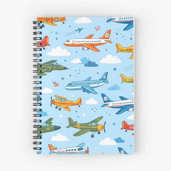 Item preview, A Cute Kids Airplane Helicopter Sky Seamless Pattern designed and sold by ART ATTACK ZONE.