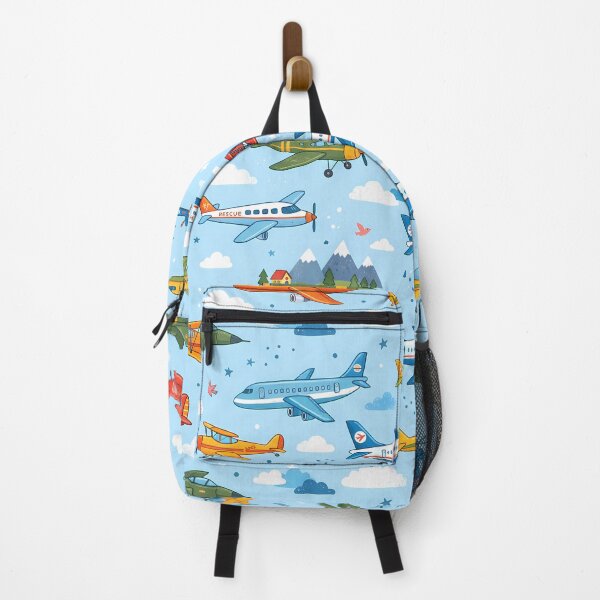 Item preview, A Cute Kids Airplane Helicopter Sky Seamless Pattern designed and sold by ART ATTACK ZONE.