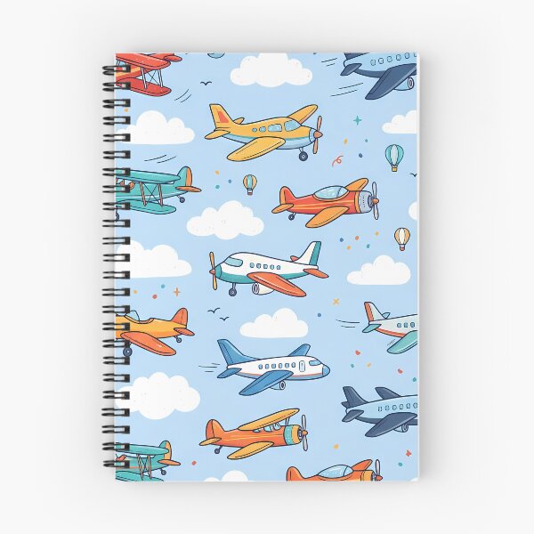 Item preview, B Cute Kids Airplane Helicopter Sky Seamless Pattern designed and sold by ART ATTACK ZONE.