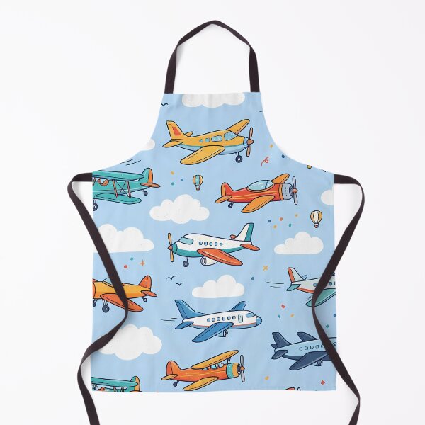 Item preview, B Cute Kids Airplane Helicopter Sky Seamless Pattern designed and sold by ART ATTACK ZONE.