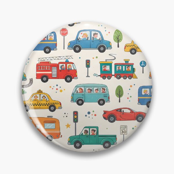 Item preview, Colors Cute Kids Airplane Helicopter Sky Seamless Pattern designed and sold by ART ATTACK ZONE.