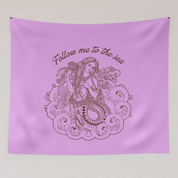 Item preview, Follow me to the Sea • Mermaid  designed and sold by Mermaid's Treasure.