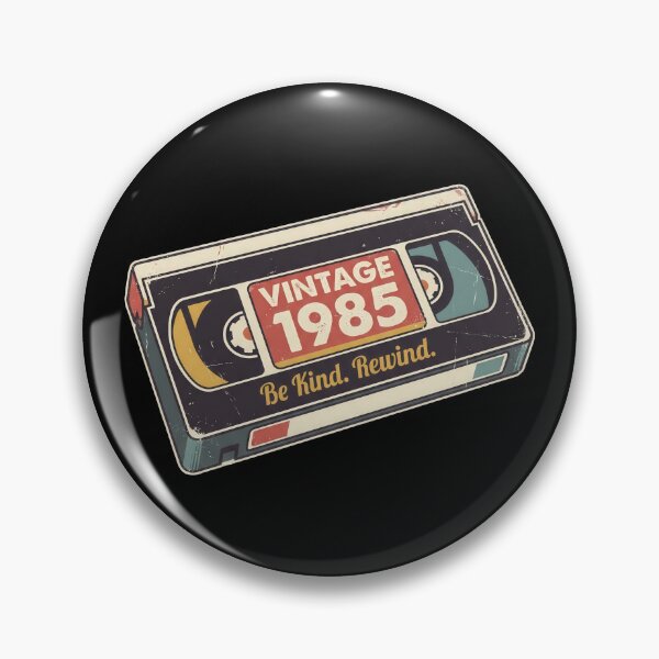 Item preview, Vintage 1985 VHS – Retro Video Cassette Design designed and sold by musmus76.