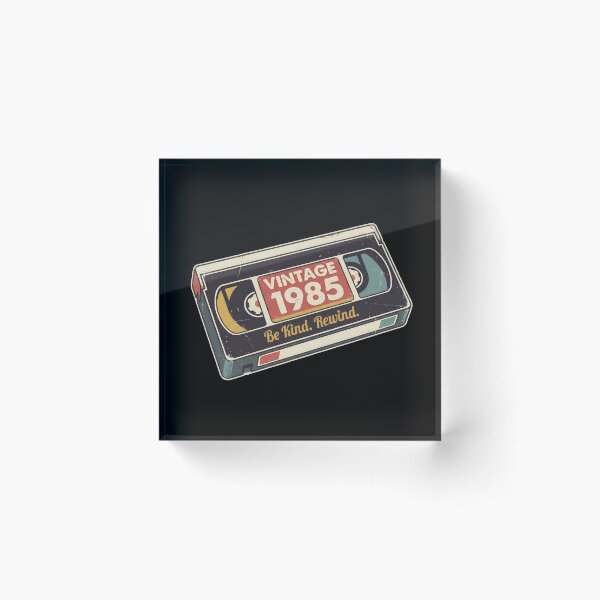 Item preview, Vintage 1985 VHS – Retro Video Cassette Design designed and sold by musmus76.