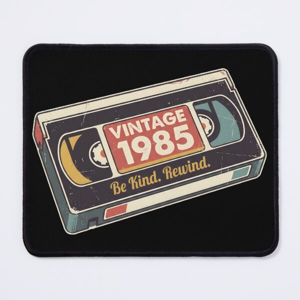 Item preview, Vintage 1985 VHS – Retro Video Cassette Design designed and sold by musmus76.
