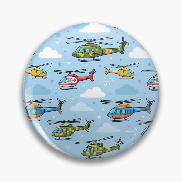 Item preview, Clouds Cute Kids Airplane Helicopter Sky Seamless Pattern designed and sold by ART ATTACK ZONE.
