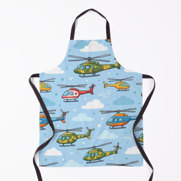 Item preview, Clouds Cute Kids Airplane Helicopter Sky Seamless Pattern designed and sold by ART ATTACK ZONE.