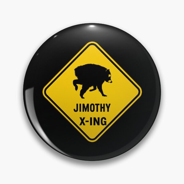 Item preview, Jimothy X-Ing Raccoon Crossing Road Sign Funny designed and sold by AdolphGarnerArt.