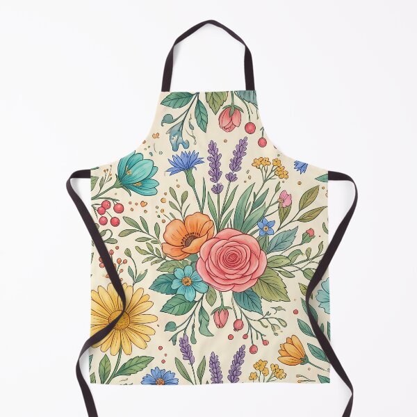 Item preview, Vintage Botanical Wildflower Garden Rose Floral Pattern designed and sold by ART ATTACK ZONE.
