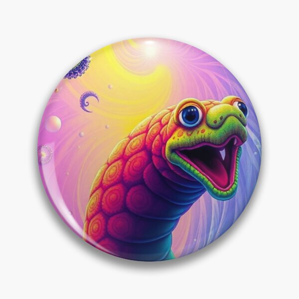 Item preview, Velvet Worm Neon Fantasy Forest | Psychedelic Cute Creature Art designed and sold by MystiColo.