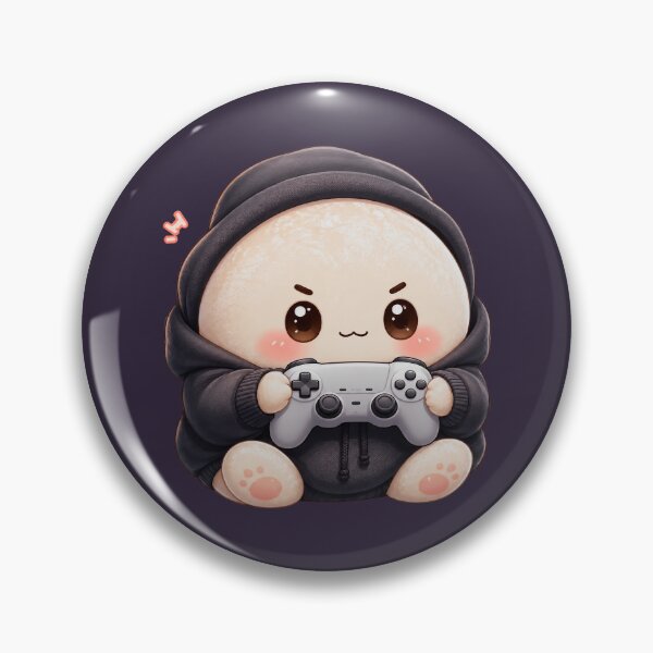 Item preview, Kawaii Gamer Mochi With Game Controller designed and sold by ImagenFusionP.