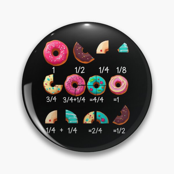 Item preview, Donuts Math Donut Fraction designed and sold by goombi-creative.