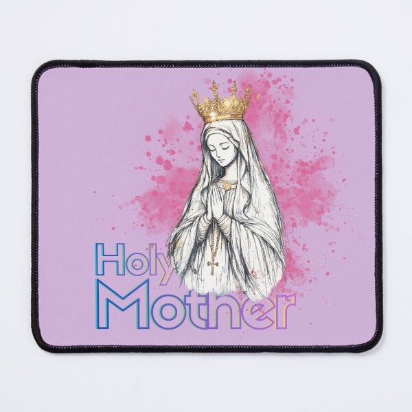 Item preview, Holy Mother Virgin Mary - Modern Religious Watercolor Art designed and sold by Emmafeystilo.