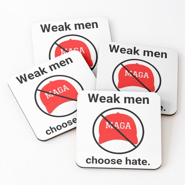 Item preview, Weak men choose hate  designed and sold by Rachel the Artist .