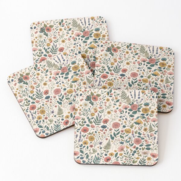 Item preview, Home Vintage Botanical Wildflower Garden Rose Floral Pattern designed and sold by ART ATTACK ZONE.
