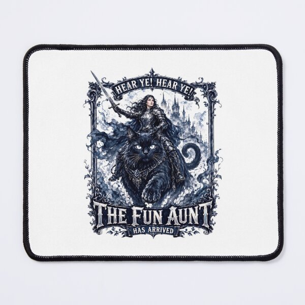 Item preview, Hear Ye! Hear Ye! The Fun Aunt Has Arrived Black Cat Warrior designed and sold by Abirtom.
