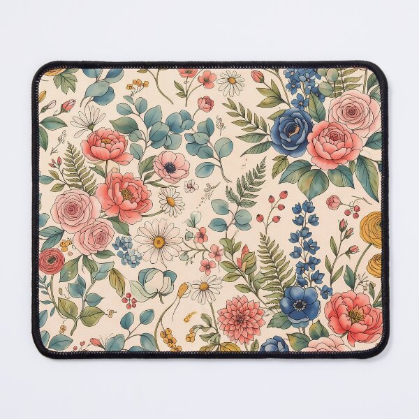 Item preview, City Vintage Botanical Wildflower Garden Rose Floral Pattern designed and sold by ART ATTACK ZONE.