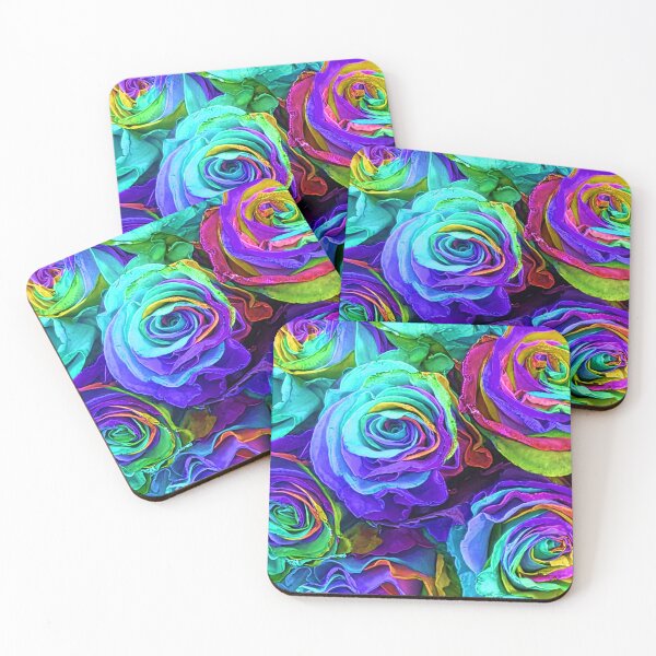Item preview, Neon Rainbow Rose Bouquet  designed and sold by ELF2.