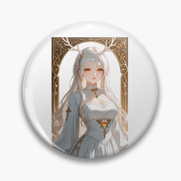 Item preview, Young Deer Maiden  designed and sold by Homelesssquid's Stickers & More.