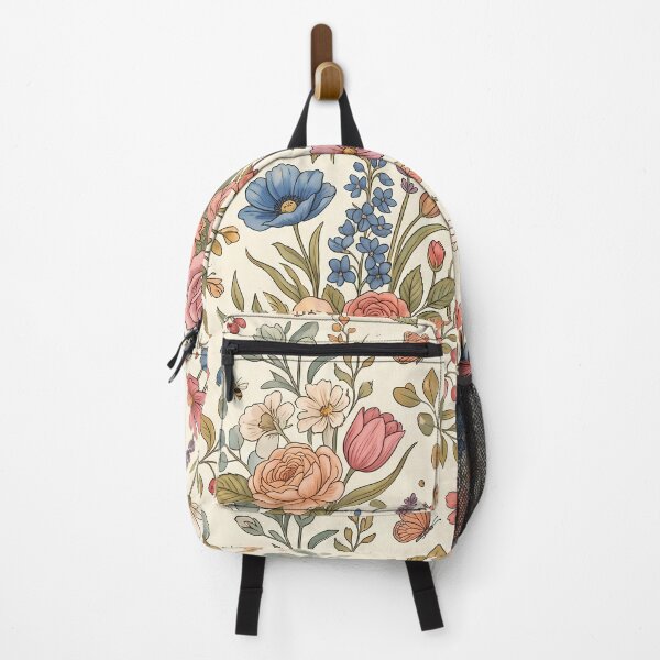 Item preview, Space Vintage Botanical Wildflower Garden Rose Floral Pattern designed and sold by ART ATTACK ZONE.