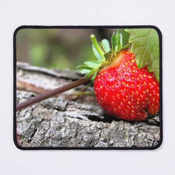 Item preview, Strawberry on Leaf designed and sold by Birds & Beans Photography.