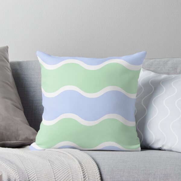 Item preview, Blue and Green Wave Stripe designed and sold by MelWye.