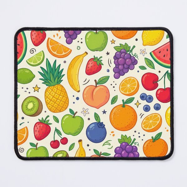 Item preview, Vibrant Fresh Summer Fruit Citrus Berry Pattern designed and sold by ART ATTACK ZONE.