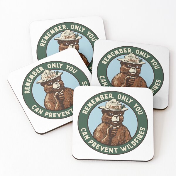 Item preview, Smokey Bear Remember Only You Can Prevent Wildfires Vintage Badge designed and sold by AdolphGarnerArt.
