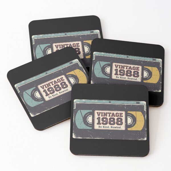 Item preview, Vintage 1988 VHS – Retro Video Cassette Design designed and sold by musmus76.