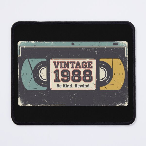 Item preview, Vintage 1988 VHS – Retro Video Cassette Design designed and sold by musmus76.