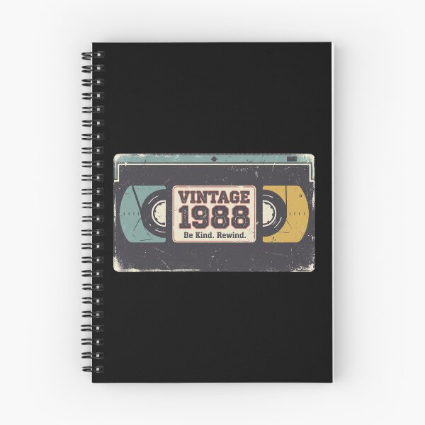 Item preview, Vintage 1988 VHS – Retro Video Cassette Design designed and sold by musmus76.