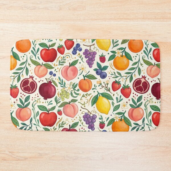 Item preview, Lemon Vibrant Fresh Summer Fruit Citrus Berry Pattern designed and sold by ART ATTACK ZONE.
