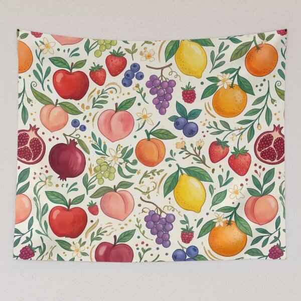 Item preview, Lemon Vibrant Fresh Summer Fruit Citrus Berry Pattern designed and sold by ART ATTACK ZONE.