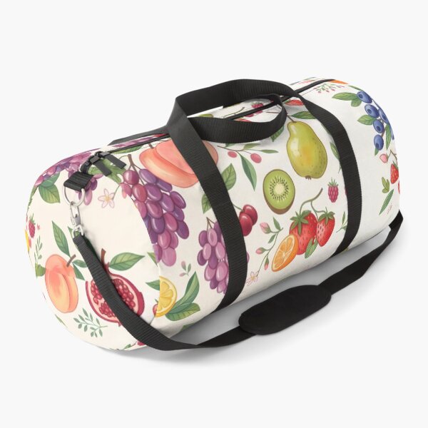 Item preview, Retro Vibrant Fresh Summer Fruit Citrus Berry Pattern designed and sold by ART ATTACK ZONE.