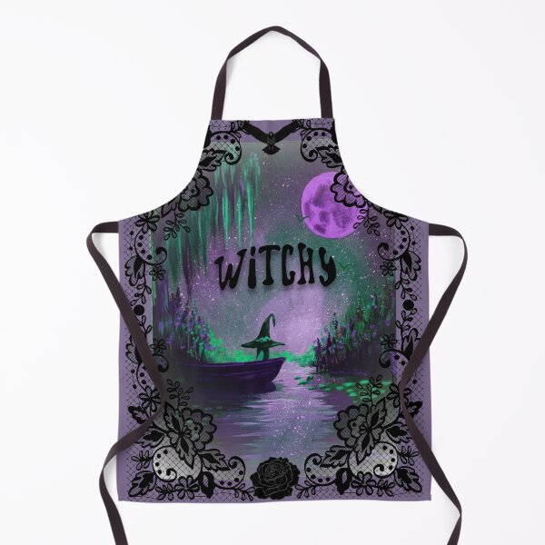 Item preview, Witchy Swamp Boat and Glowing Moon designed and sold by ArtistsAtticWI.
