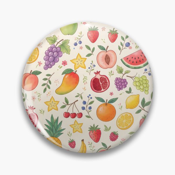 Item preview, Banana Vibrant Fresh Summer Fruit Citrus Berry Pattern designed and sold by ART ATTACK ZONE.